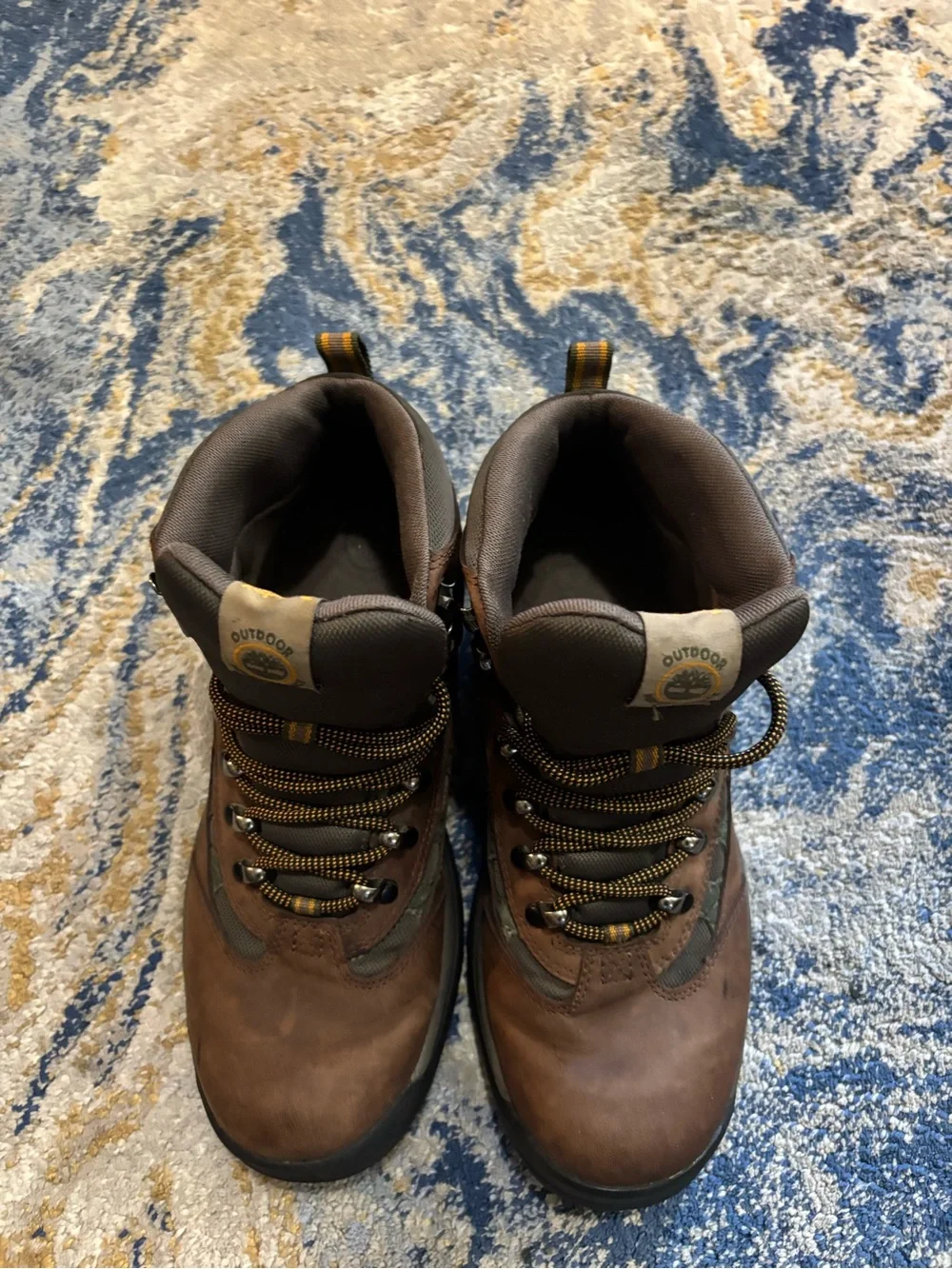 Timberland Brown Leather Hiking Boots - Men's Durable Trail Footwear